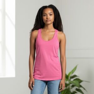 Under Armour pink heat gear tank top size small